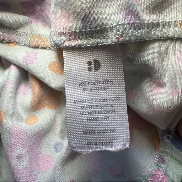 Dot Dot Smile Short Sleeve Kids Dress Mint Green With Flowers Size 2T - Picture 11 of 11